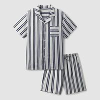 丝丝501H睡衣男生夏季冰丝凉感短袖居家服舒适睡眠家居服