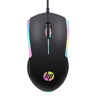 HP 惠普 Gaming M160 有线鼠标 1000DPI RGB 黑色