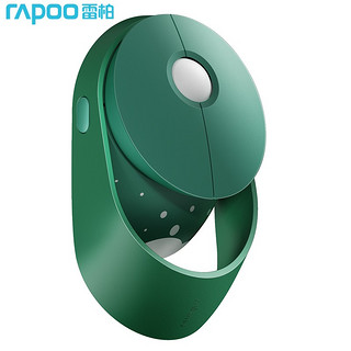 RAPOO 雷柏 ralemo Air 1圣诞定制版 2.4G蓝牙 双模无线鼠标 1600DPI 绿色