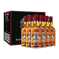 88VIP：CHIVAS 芝华士 12年进口威士忌500ml*6整箱送礼礼品洋酒烈酒特调