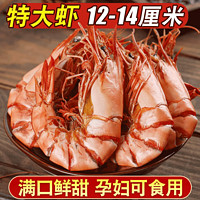 海盈养 碳烤虾干即食大号九节虾500g非特级网红海鲜儿童零食休闲食品小吃