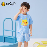 B.Duck 童装 儿童短袖短裤2件套装（2色可选）