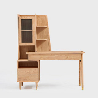 林氏家居 实木书桌北欧风橡木家用书台