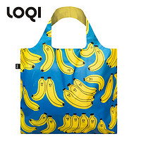 LOQI 可爱购物袋童趣礼品艺术时尚环保袋折叠收纳整理包中包 香蕉 香蕉购物袋 其他