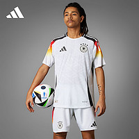 adidas欧洲杯德国队主场球员版透气凉爽足球运动短袖球衣阿迪达斯 白 3XL