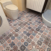 地板贴自粘防滑耐磨厨房卫生间浴室防水地贴厕所地板砖瓷砖贴纸