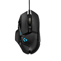 logitech 罗技 G502 HERO 主宰者 有线鼠标 16000DPI RGB 黑色