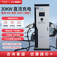 民电（MINDIAN）120KW新能源电动汽车三相电直流充电桩60/30kw快充商用家用充电站 30kw充电桩-双枪落地款