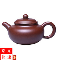 红铁普 宜兴紫砂壶手工茶壶泡茶壶家用紫砂茶具容量紫泥仿古壶 紫泥仿古240ml