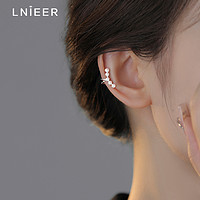 88VIP：Lnieer 925纯银珍珠耳夹女无耳洞耳环法式高级感耳骨夹耳钉2024新款耳饰