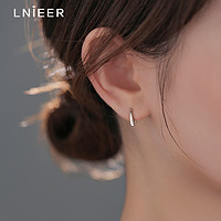 88VIP：Lnieer 999纯银水滴耳饰睡觉免摘耳钉女冷淡风高级设计感2024新款潮耳环