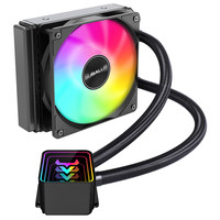 大水牛 凌霜120一体式CPU水冷散热器（幻彩无限镜冷头/支持Intel