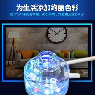 共度（Gong Du）鱼缸灯增艳 led灯防水小型夹灯超亮潜水灯装饰灯七彩射灯水中灯 迷你七彩气泡灯 【需接气泵】