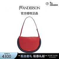 JWANDERSON JW ANDERSON JWA女士单肩手拎月牙包腋下包 红色/黑色 O/S