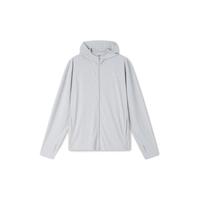Gap 盖璞 男士logo半高领连帽简约防晒衣百搭夹克 565457 浅灰色 M