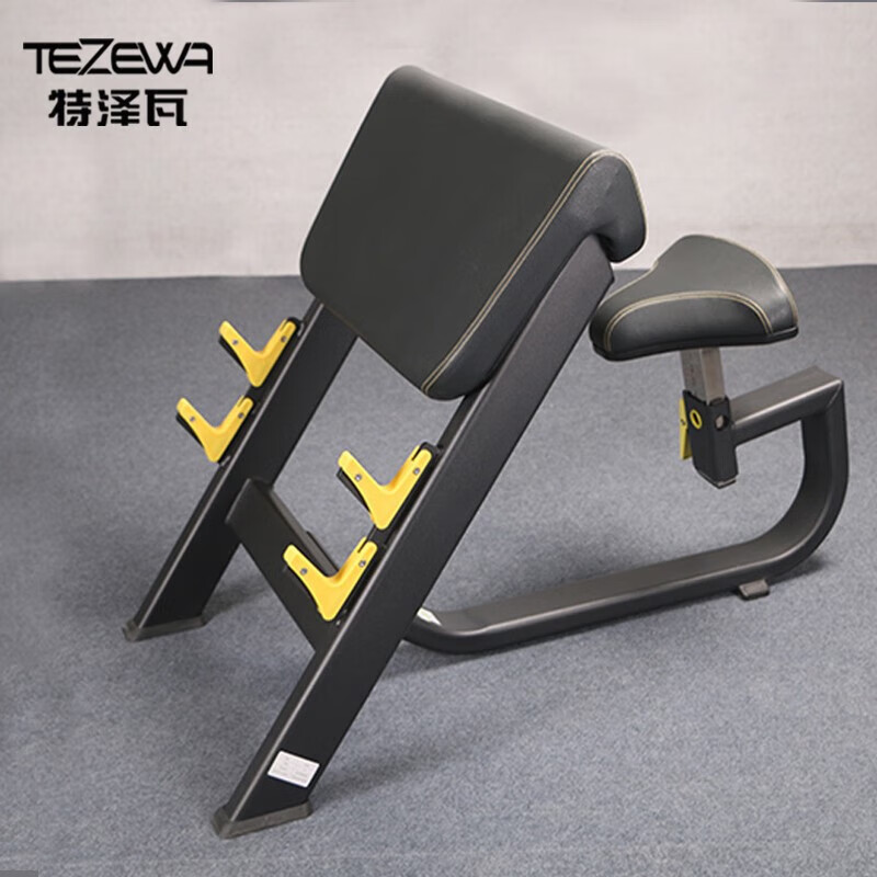 TEZEWA牧师椅房 二头肌训练器弯举商用力量组合训练器械器材
