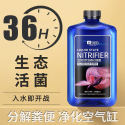 yee 硝化细菌鱼缸净水剂养鱼水质稳定净化水族鱼药消毒消化活菌300ml