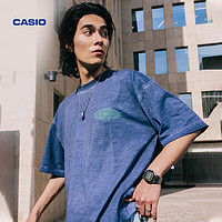 CASIO 卡西欧 旗舰店GMW-B5000SS 50周年纪念款全金属小方块手表G-SHOCK