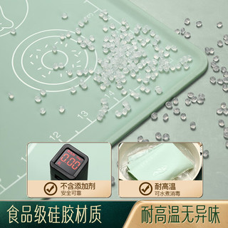 闪闪优品硅胶揉面垫食品级加厚家用擀面烘焙面板和面切面刀套装 揉面垫+切面刀【无异味 耐高温】