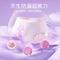 米菲米菲安睡裤【月子可用】产妇待产经期夜用裤型卫生巾防漏加大码 【7包14条】 【L-XL码】110-140斤