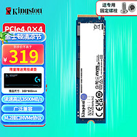 Kingston 金士顿 NV2系列 SNV2S NVMe M.2 固态硬盘 500GB（PCIe 4.0）