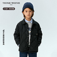 TEENIEWEENIEKIDS TeenieWeenie Kids小熊童装24冬新款男女童轻薄菱格纹刺绣羽绒服