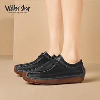 奥卡索 Walker Shop 女鞋平底孕妇单鞋蜗牛鞋舒适妈妈休闲豆豆鞋 M012001 码
