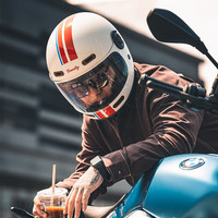 BEASLEY HELMETS比斯力复古摩托车头盔男女国潮机车复古头盔巡航春夏