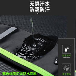 麦迪森 跑步腰包男女防水运动手机包多功能隐形贴身大容量户外水壶腰带包  浅灰色