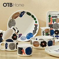 OTBAlivedesign陶瓷餐具家用菜汤碗碟马克杯茶壶杯创意设计碗碟套装 小碗