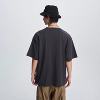 Lee 李 男士圆领工装口袋男短袖T恤 LMT00914 深灰色 M