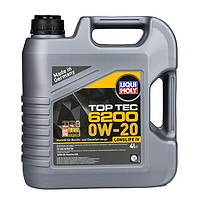 LIQUI MOLY 力魔 德国发动机润滑油顶技6200合成机油0W-20国六标准20788/20787 0W-20   4L