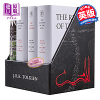 预售 霍比特人 指环王 魔戒 80周年 礼盒盒装套装 托尔金小说 英文原版 The Hobbit The Lord of the Rings JRR Tolkien 中商原版