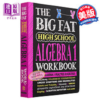 现货 学霸笔记 获得A的方法练习册 代数I 高中篇 The Big Fat High School Algebra 1 Workbook 400 英文原版
