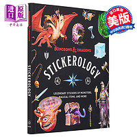 预售 龙与地下城贴纸学 英文原版 Dungeons Dragons Stickerology Dungeons Dragons 游戏相关贴纸书 