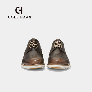 colehaan/歌涵男鞋牛津鞋春季布洛克雕花正装皮鞋C36877 深棕色-C36877 43