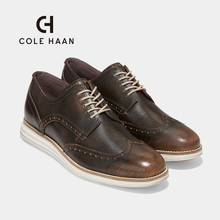 colehaan/歌涵男鞋牛津鞋春季布洛克雕花正装皮鞋C36877 深棕色-C36877 41