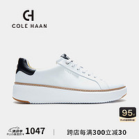 colehaan/歌涵 男士休闲鞋 小白鞋牛皮革增高低帮休闲运动鞋C34226 白色-C34226 42