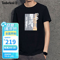 Timberland添柏岚短袖T恤男装夏季户外徒步登山透气半袖透气短袖A62R9 A62R9001/黑色 M/175