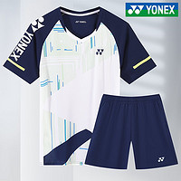 2024新款夏羽毛球服速干衣男女短袖比赛服运动上衣网球衣套装定制