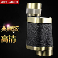 贝戈士（BAIGISH） 8倍工62式单筒望远镜高倍高清夜视便携测距打 全金属高倍望远镜 古铜（带测距分化）