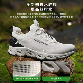 探路者（TOREAD）溯溪鞋户外运动防滑耐磨涉水鞋两栖涉溪鞋透气男式2024年春夏 黑色 43
