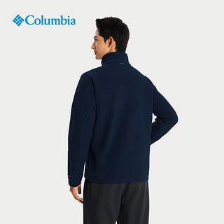 Columbia哥伦比亚户外男子银点保暖抓绒旅行休闲外套PM4518 465远山蓝 S(170/92A)
