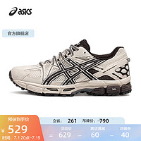 ASICS 亚瑟士 跑步鞋女鞋耐磨运动鞋透气越野跑鞋 GEL-KAHANA 8 CN 浅棕色/黑色 37