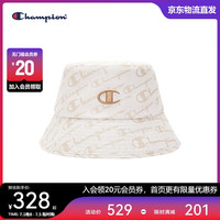 美国Champion渔夫帽男女 运动防晒时尚帽23SSA36 米色(58cm) MIC