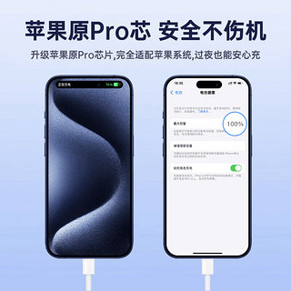 Zokd 苹果15充电器30W快充套装氮化镓iPhone15ProMax/Plus手机PD充电头双Type-C口数据线iPad平板插头 30W苹果快充头+1米织快充线 【原盒封装】认证不伤机