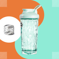 Royal Cup摇摇杯 蛋白粉杯 大容量奶昔杯 户外运动便携水杯 青柠绿 600ml