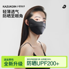 小野和子护眼角防晒面罩夏季女腮红立体口罩防紫外线尘冰丝透气 海盐白桃（活力蜜桃粉）