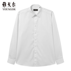 【省822元】雅戈尔男士衬衫_youngor 雅戈尔 长袖男免烫衬衫全棉衬衫