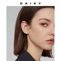 88VIP：Daisy dream 999纯银天然珍珠兔子耳钉女气质甜美小众设计耳环玫瑰金高级耳饰